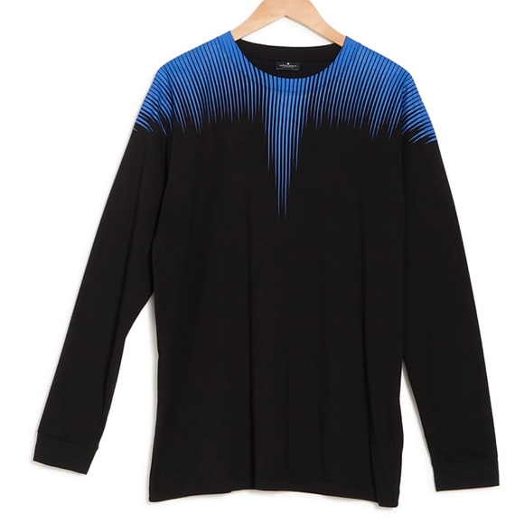 MARCELO BURLON Falls Wings Long Sleeve T-Shirt - Picture 1 of 9